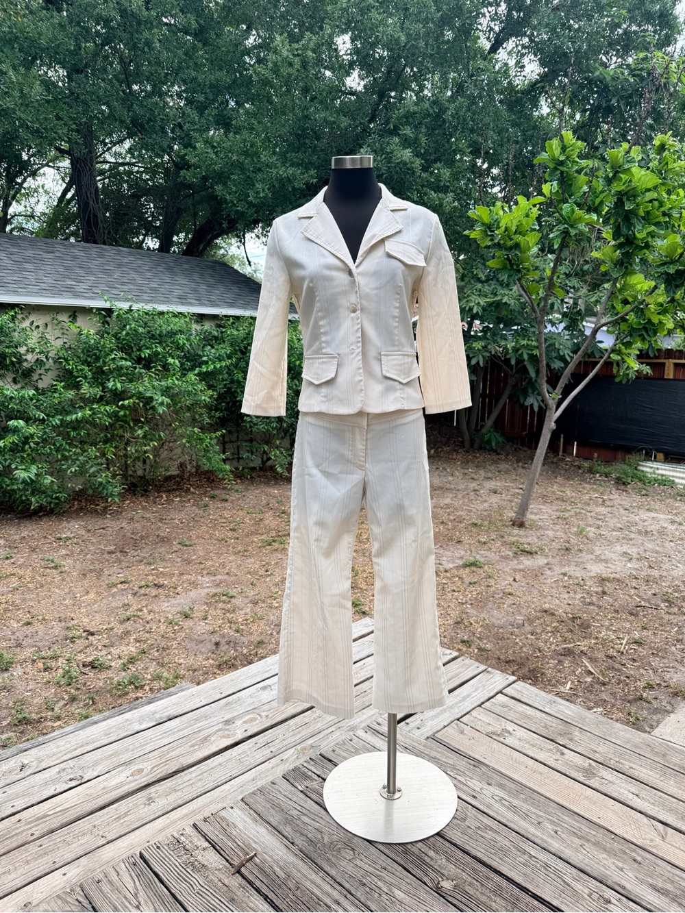 2000s Y2K Charlotte Russe Striped Pants Set